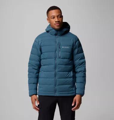 Columbia Men's Drift Peak Stretch Down Hooded Jacket- Product Image