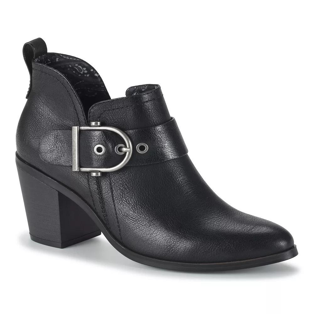 Women's Baretraps Karina Block Heel Ankle Booties, Size: 9, Black Product Image