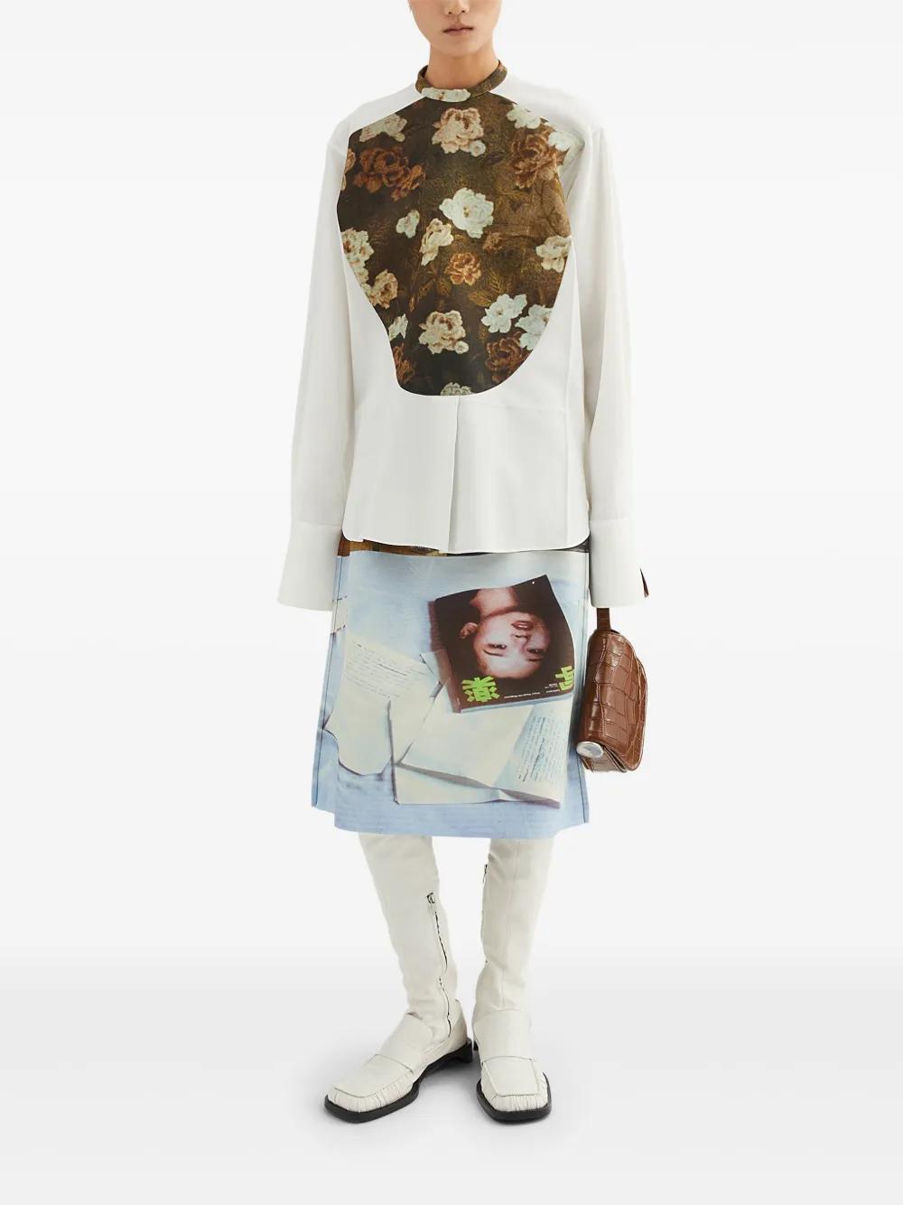 printed midi skirt Product Image