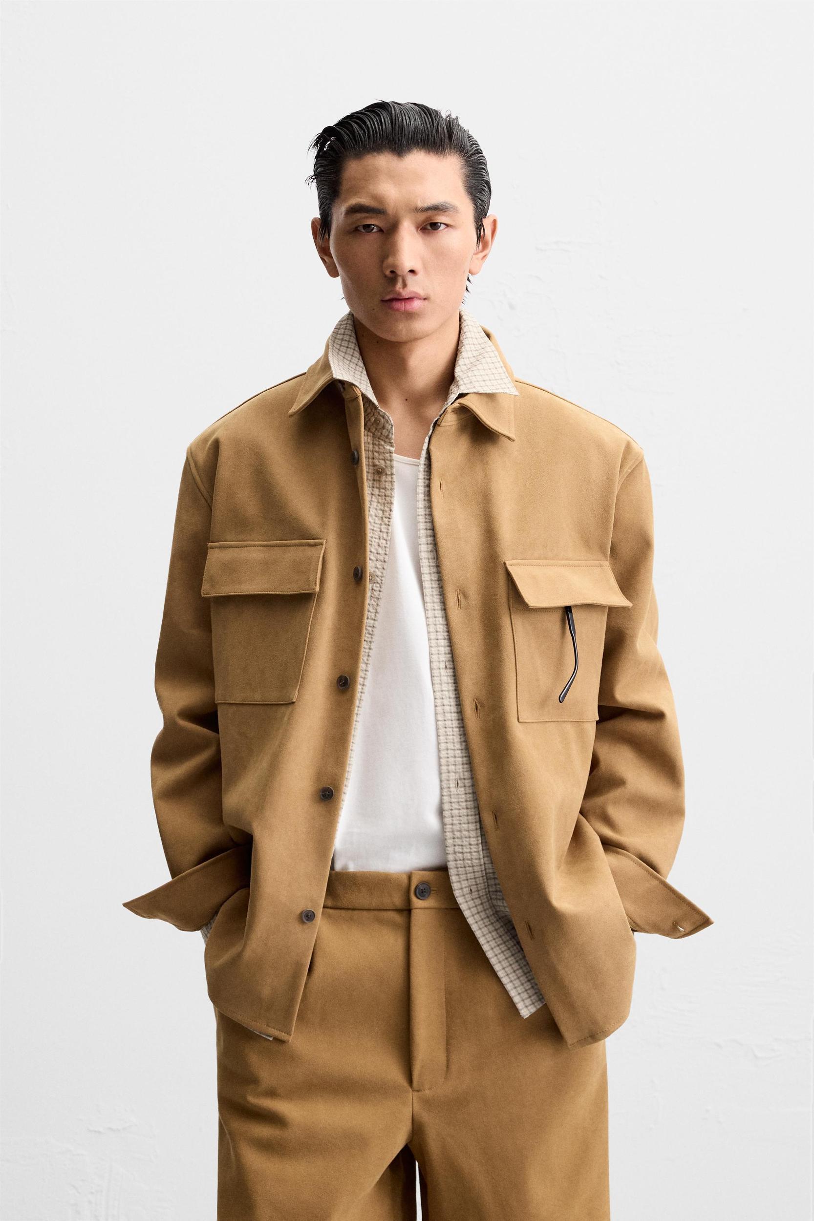 FAUX SUEDE SHIRT Product Image