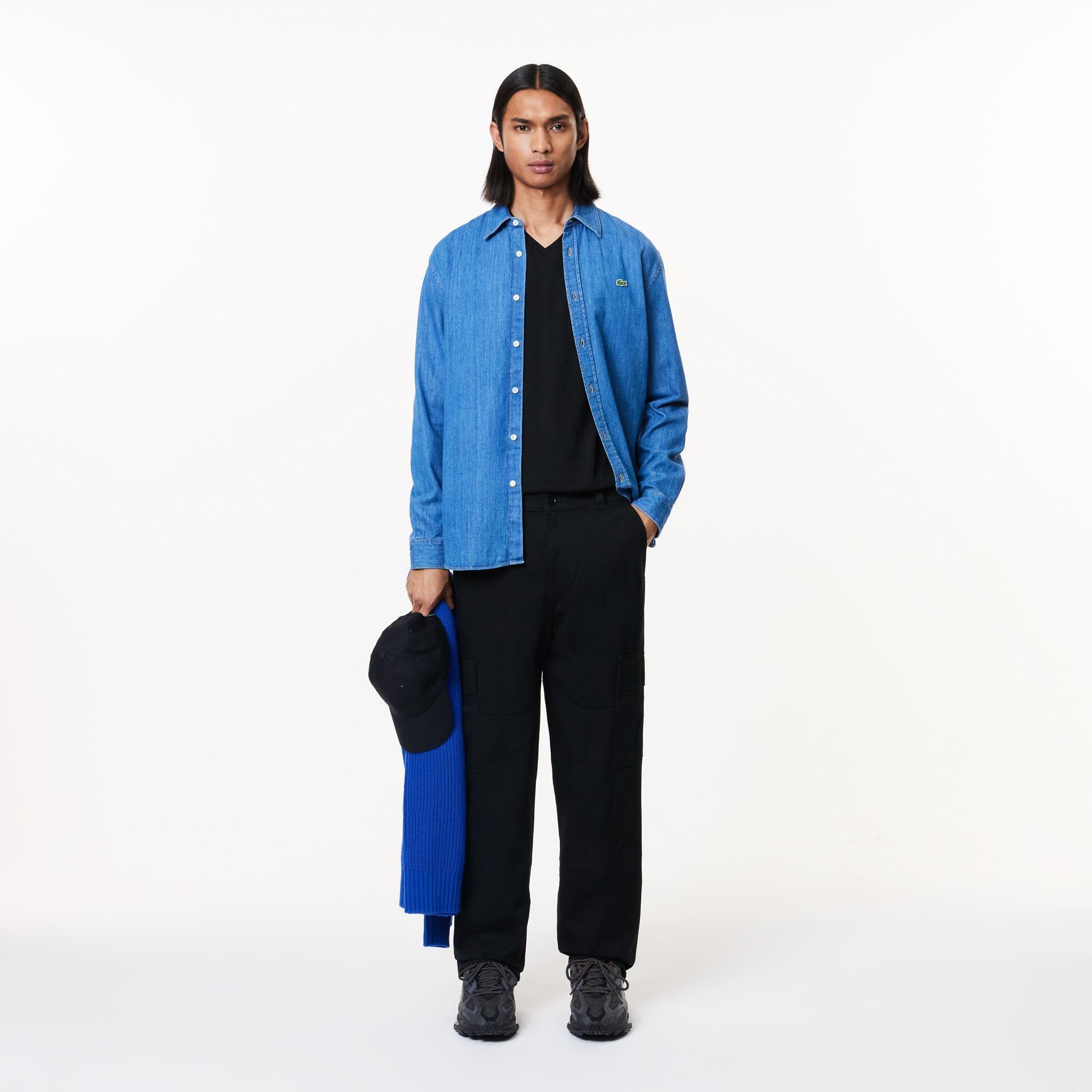 Men's Lightweight Pima Cotton V-Neck T-Shirt Product Image