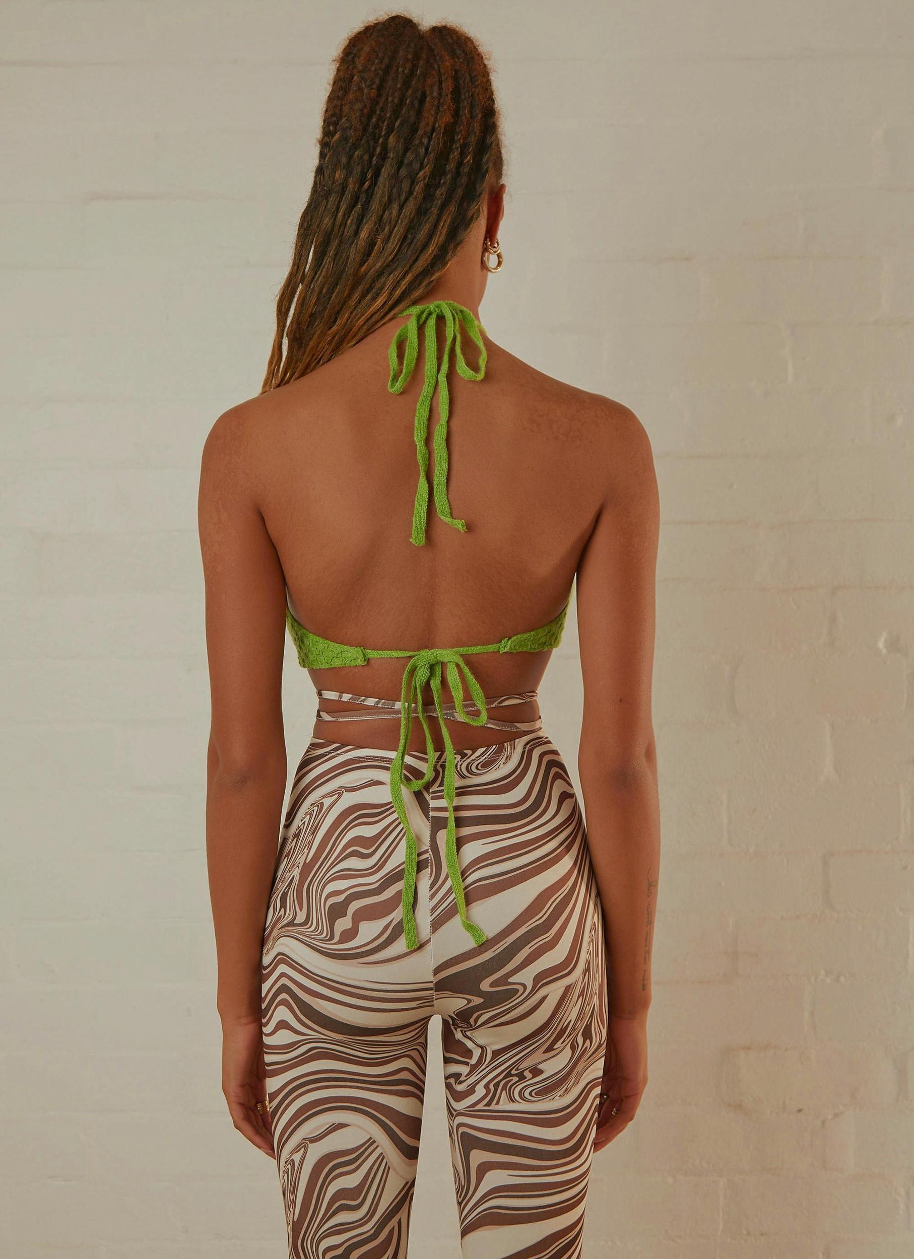 Alyson Crop Top - Green Product Image