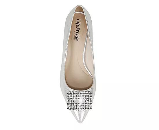 LifeStride Minx Women's Pumps, Size: 8.5, Silver Product Image