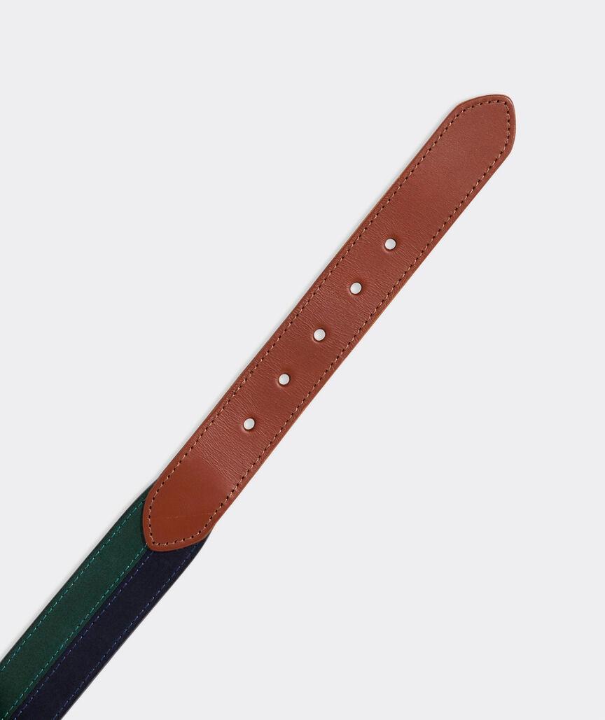 Colorblock Suede Club Belt Product Image
