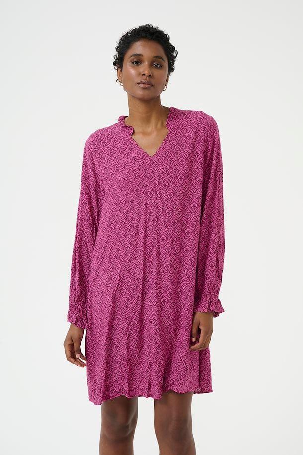 Safi Dress by Culture - Pink Graphic Product Image