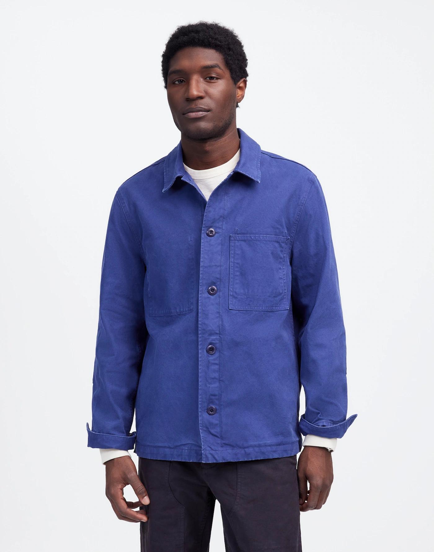 Overshirt in Garment-Dyed Canvas Product Image