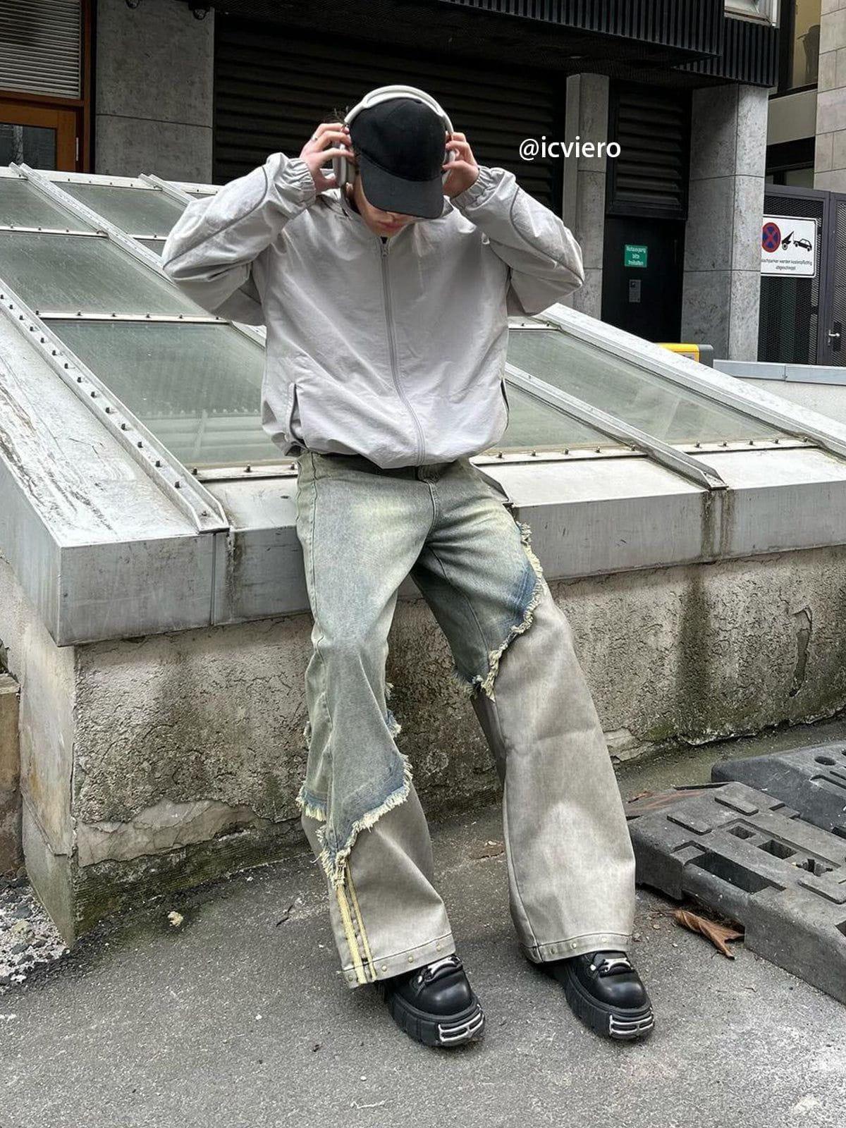 Aelfric Eden Leather Super Baggy Jeans Product Image