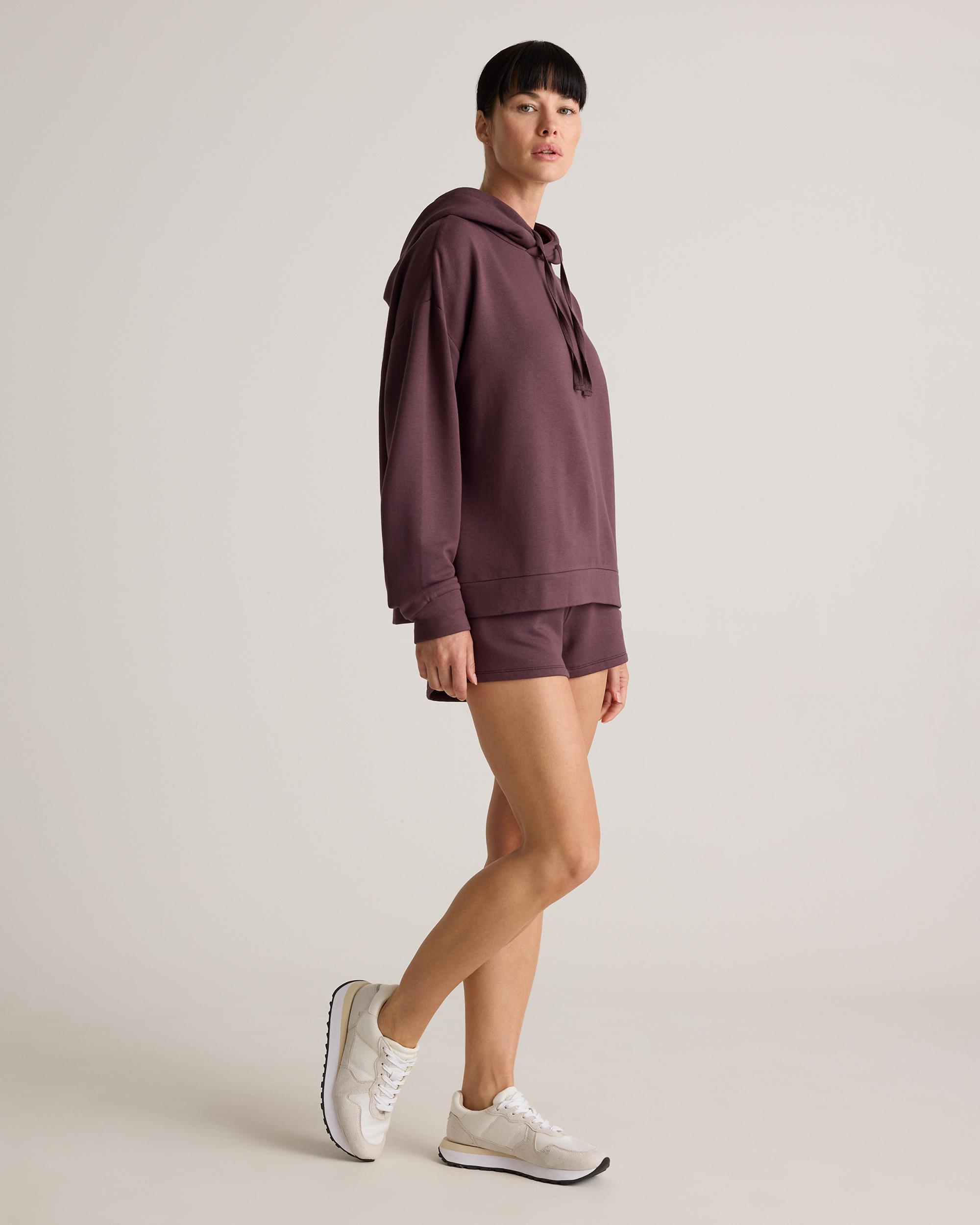 Quince | Women's SuperSoft Fleece Pullover Hoodie Size XL, Lenzing Modal Product Image