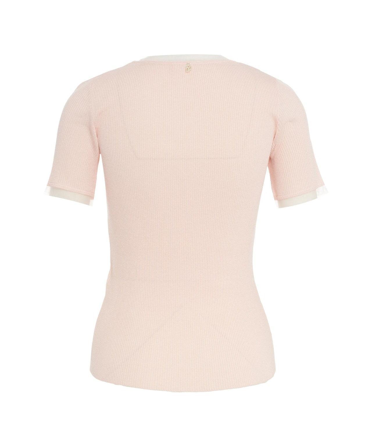 Top with tulle insets Product Image