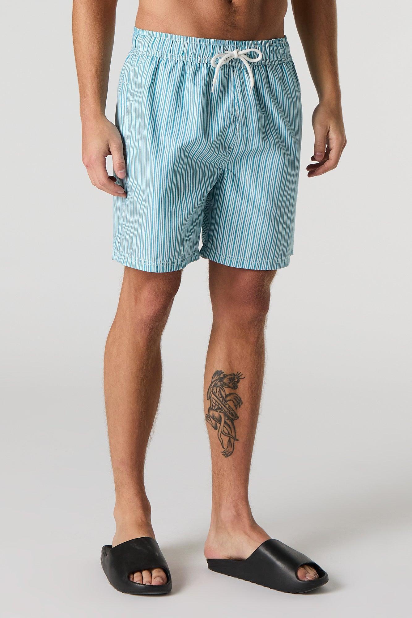 Striped Drawstring Board Short Male Product Image