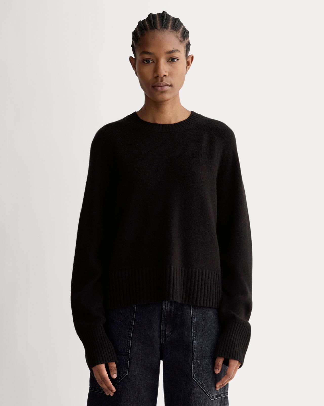 The Boxy Crew in Cashmere Product Image