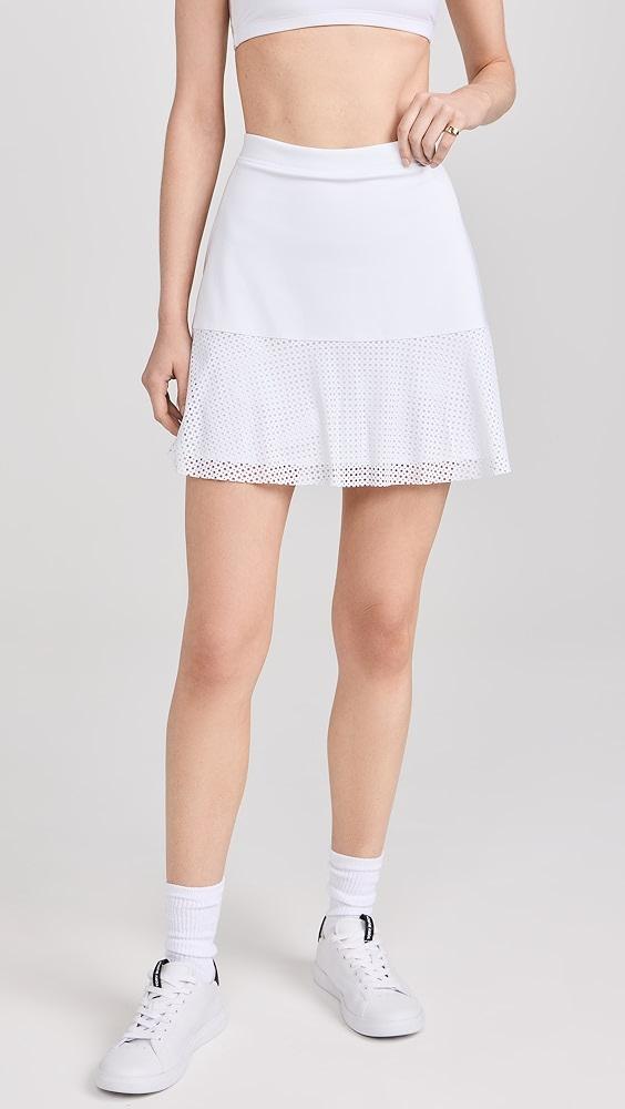 RLX Ralph Lauren 4-Way Stretch Eyelet Flare Skort | Shopbop Product Image