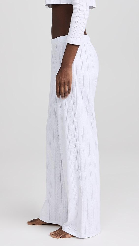 COUCOU The Pointelle Pants | Shopbop Product Image