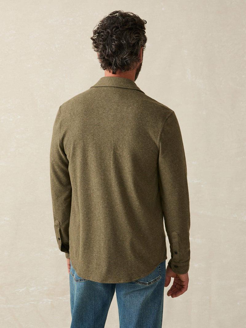 Legend™ Sweater Shirt - Olive Melange Twill Product Image
