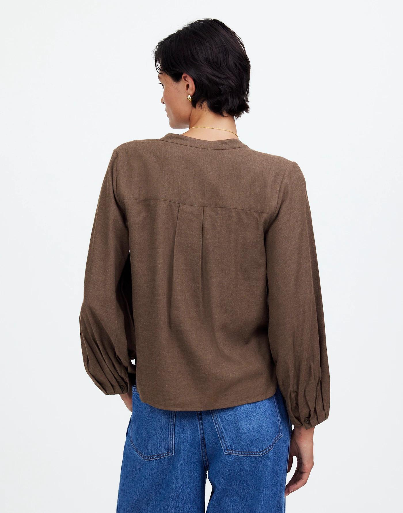 V-Neck Long-Sleeve Top Product Image