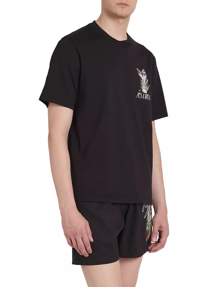 Mens Garden Cotton Crewneck T-Shirt Product Image