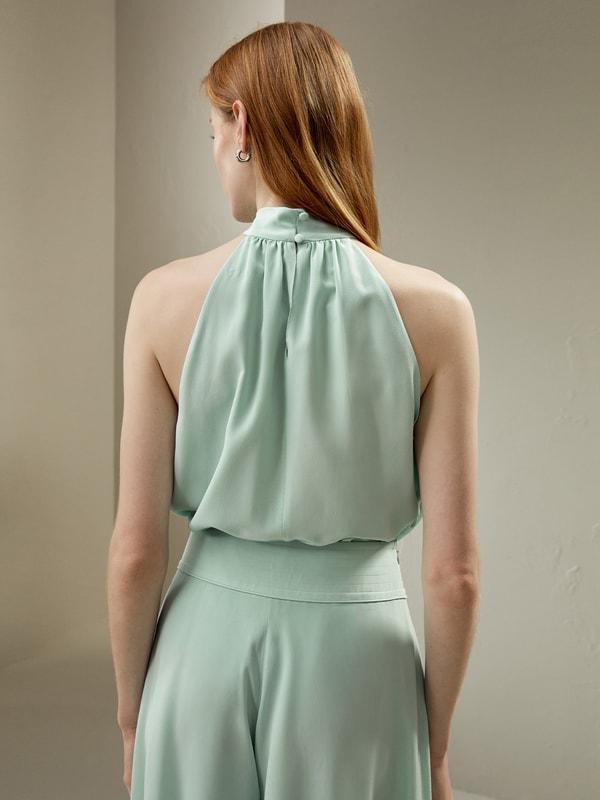 Yasmin Sleeveless Halter Top Product Image