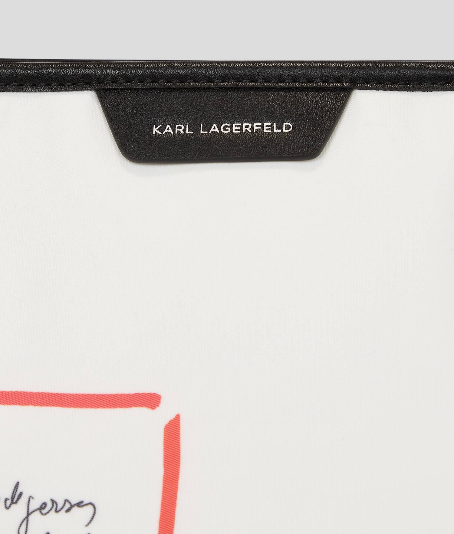 KARL SKETCHES NYLON TOTE BAG Product Image