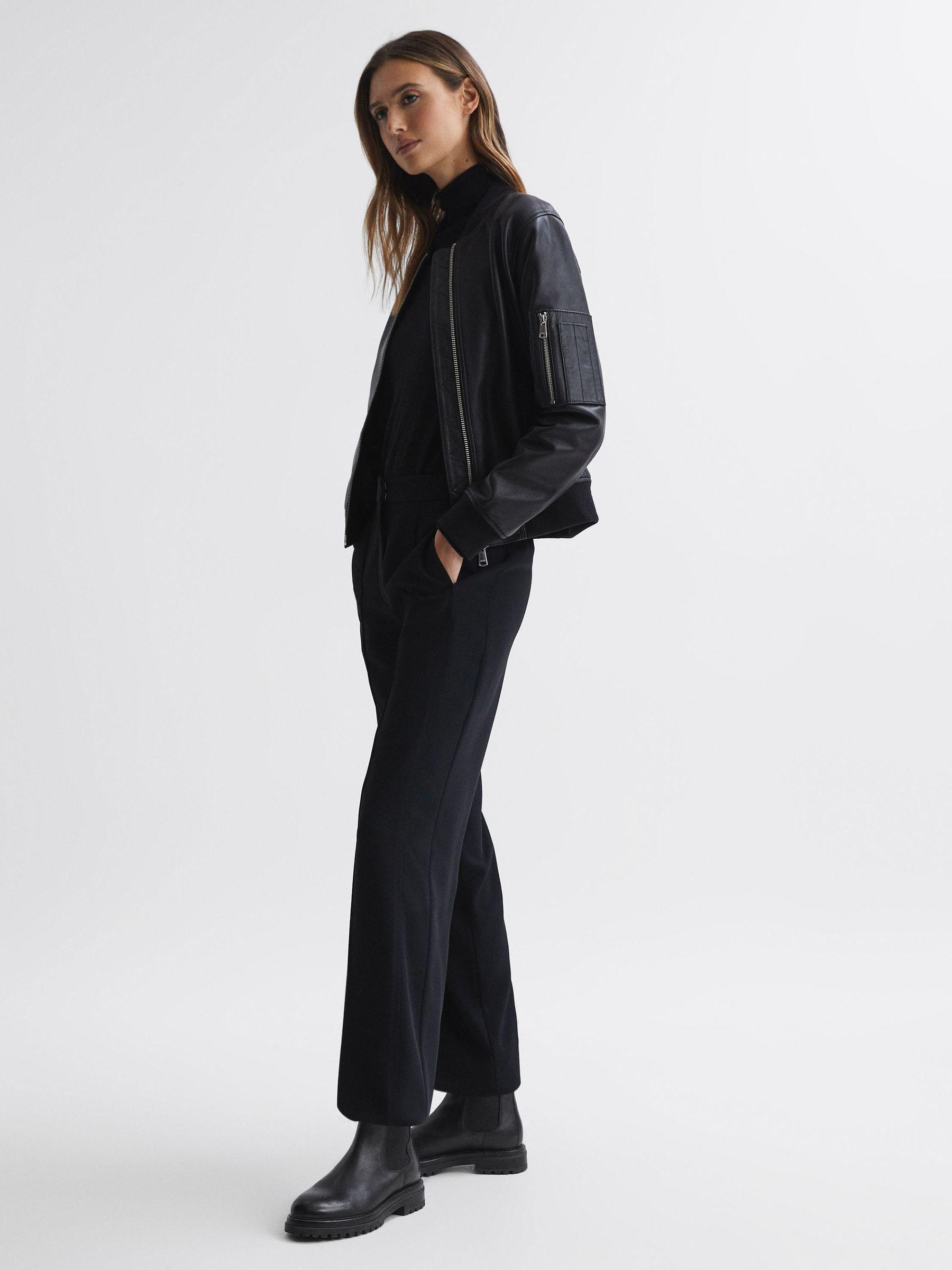 Leather Chelsea Boots in Black Product Image
