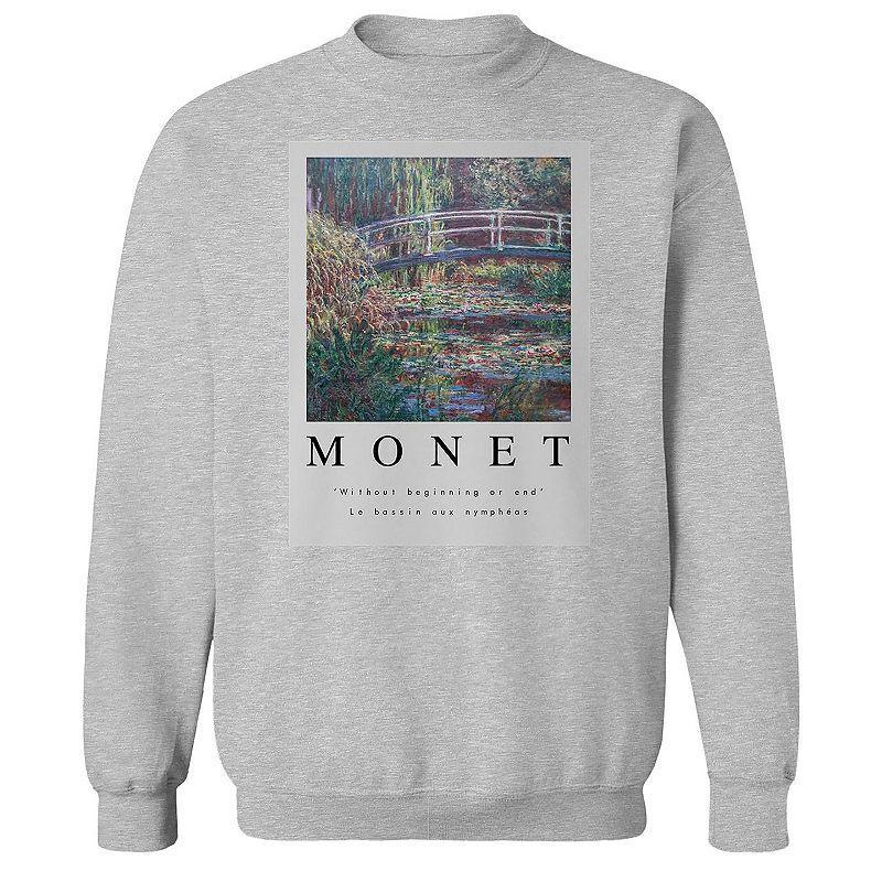 Men's apoh - Monet Without Graphic Sweatshirt, Size: Small, Sport Gray Product Image