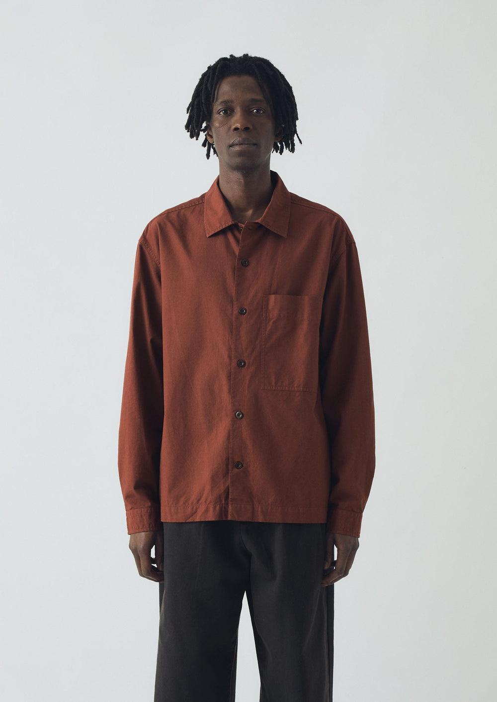 Garment Dyed Oxford Shirt | Cinnamon Product Image