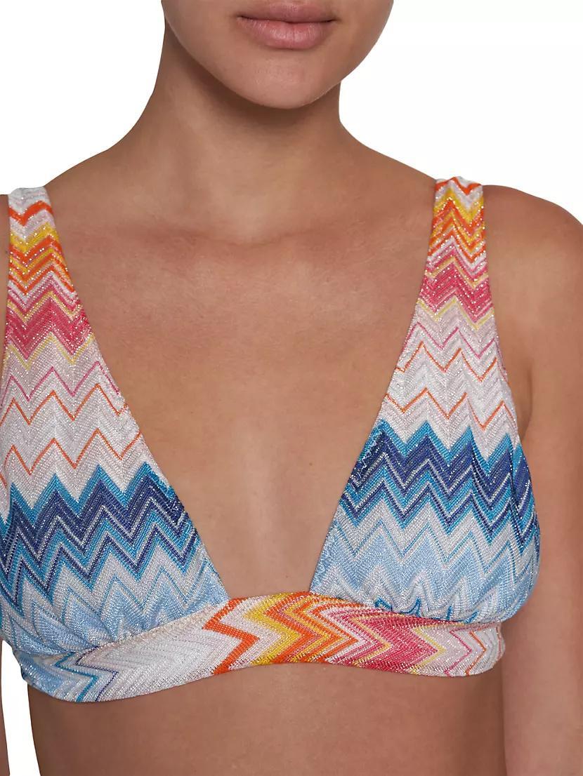 Rashel Shaded Chevron 2-Piece Bikini Set Product Image