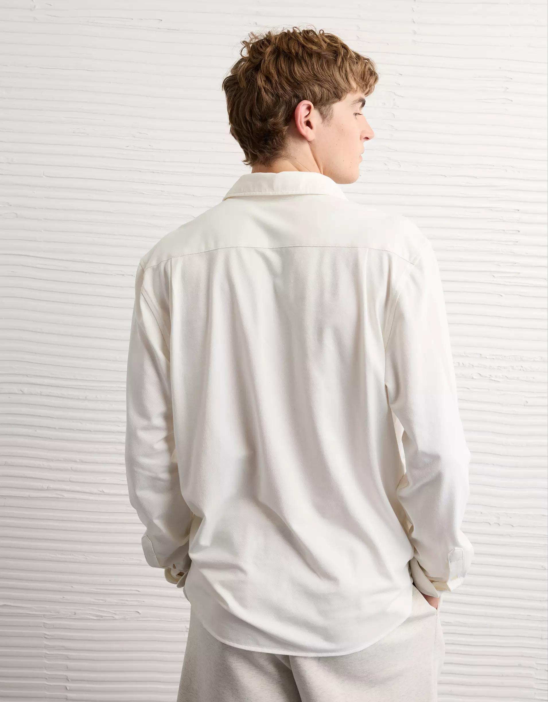 AE Oxford Stretch Piqué Shirt Product Image