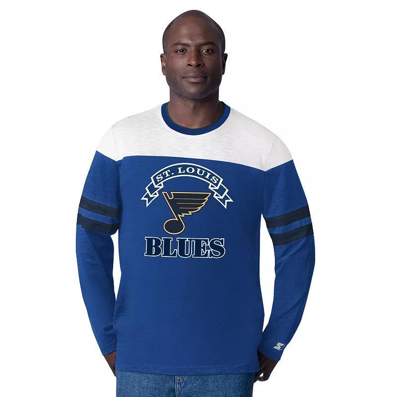 Men's Starter  Black Boston Bruins Blitz Durene Long Sleeve T-Shirt, Size: Large Product Image