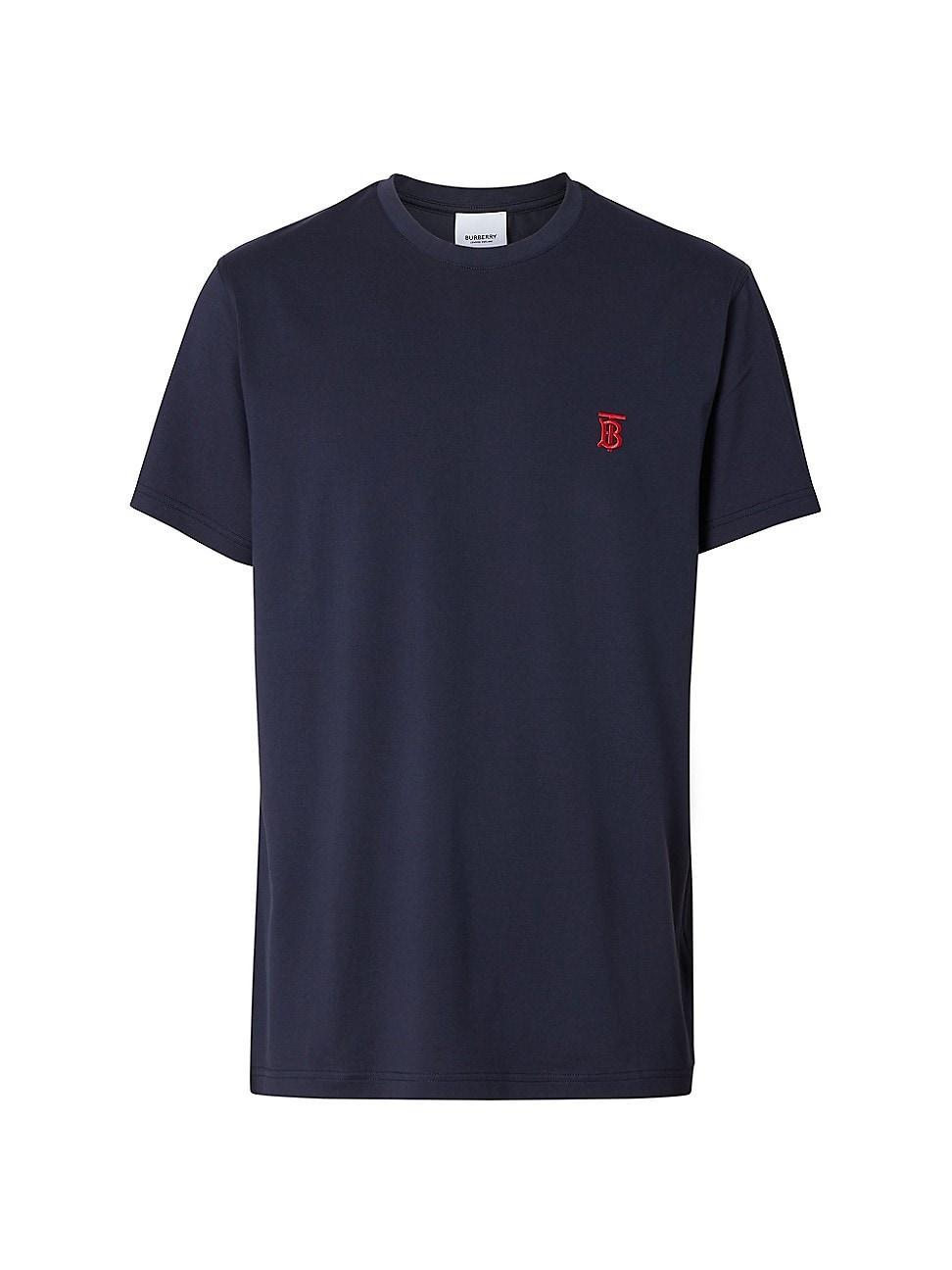 Mens Parker Logo-Embroidered T-Shirt Product Image