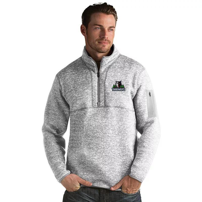 Mens Antigua Washington Wizards Fortune Pullover Wiz Light Gray Grey Product Image