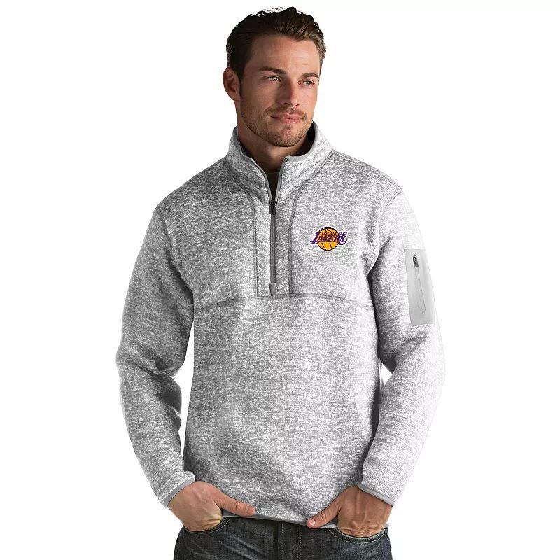 Mens Antigua Washington Wizards Fortune Pullover Wiz Light Gray Grey Product Image