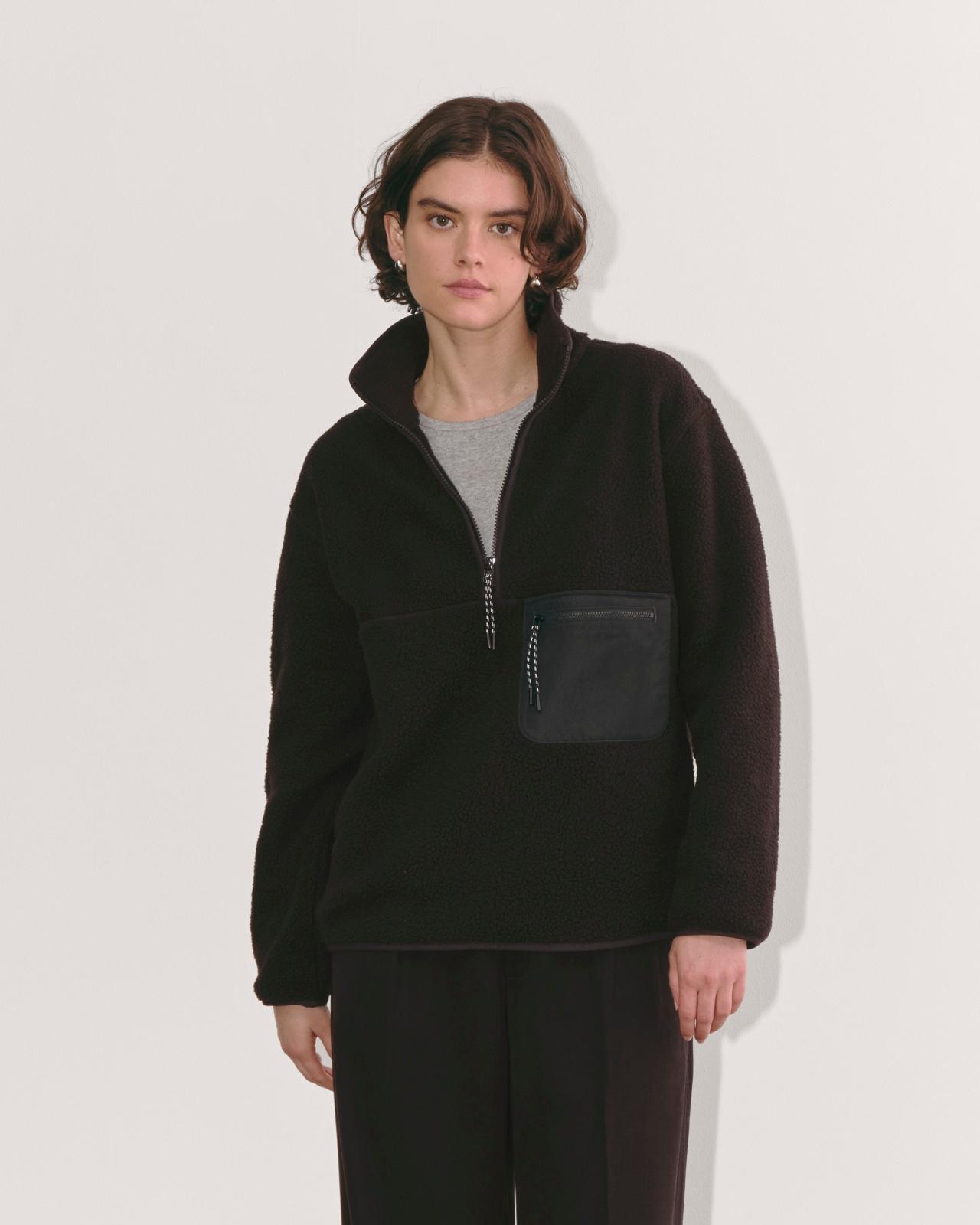 The ReNew Fleece Oversized Half-Zip Product Image