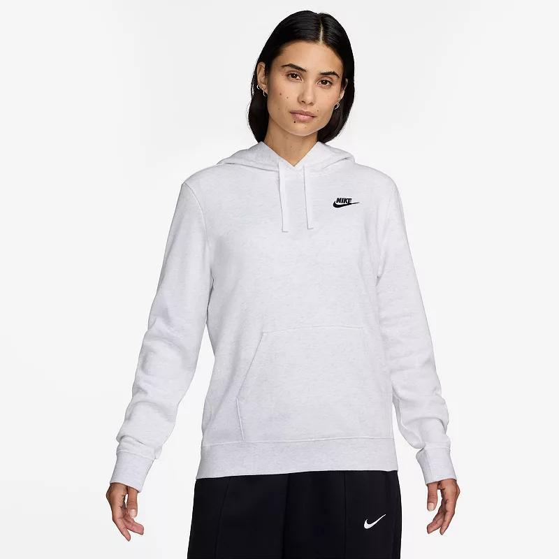 Women's Nike Sportswear Club Fleece Hoodie, Size: XS, Birch Grey Product Image