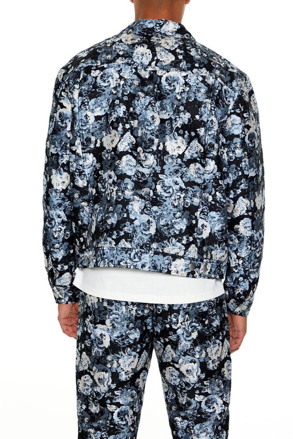 Floral Jacquard Trucker Jacket | Forever 21 Product Image