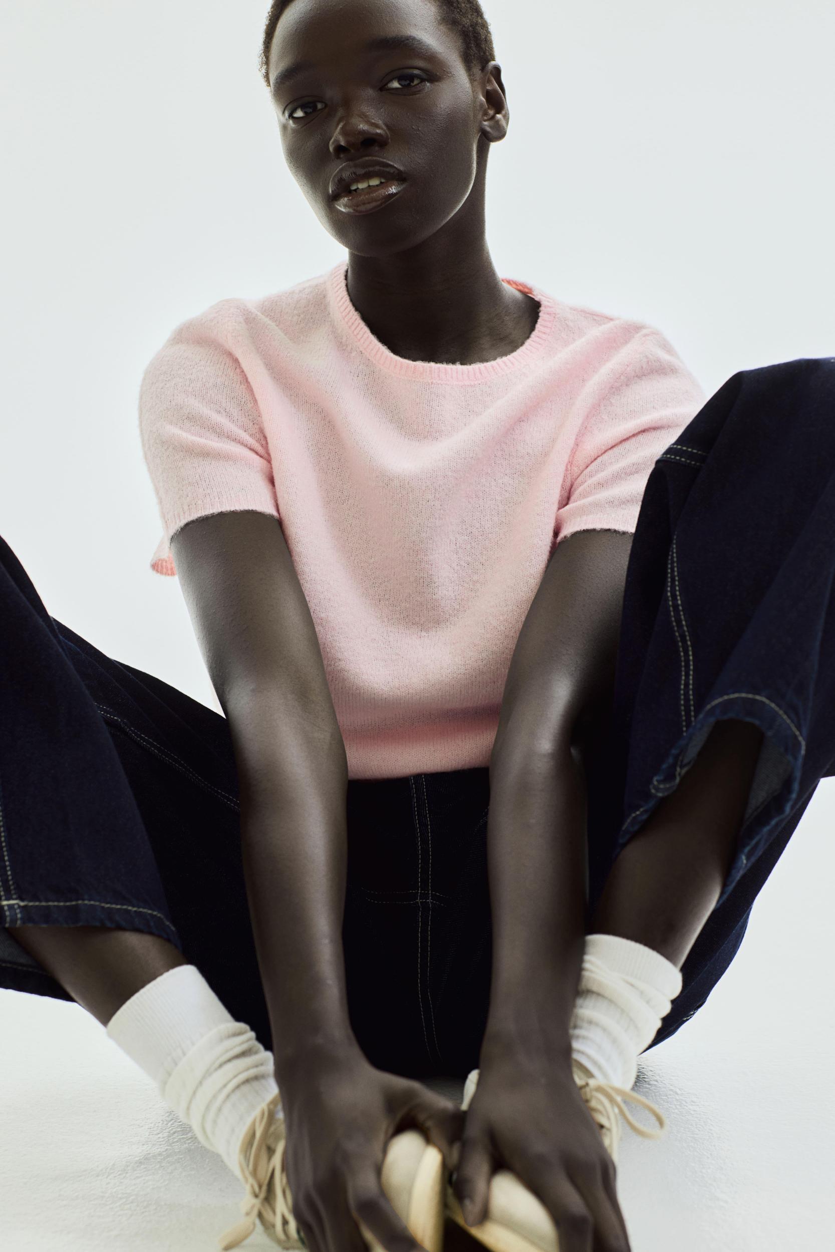 Fine-Knit T-Shirt Product Image