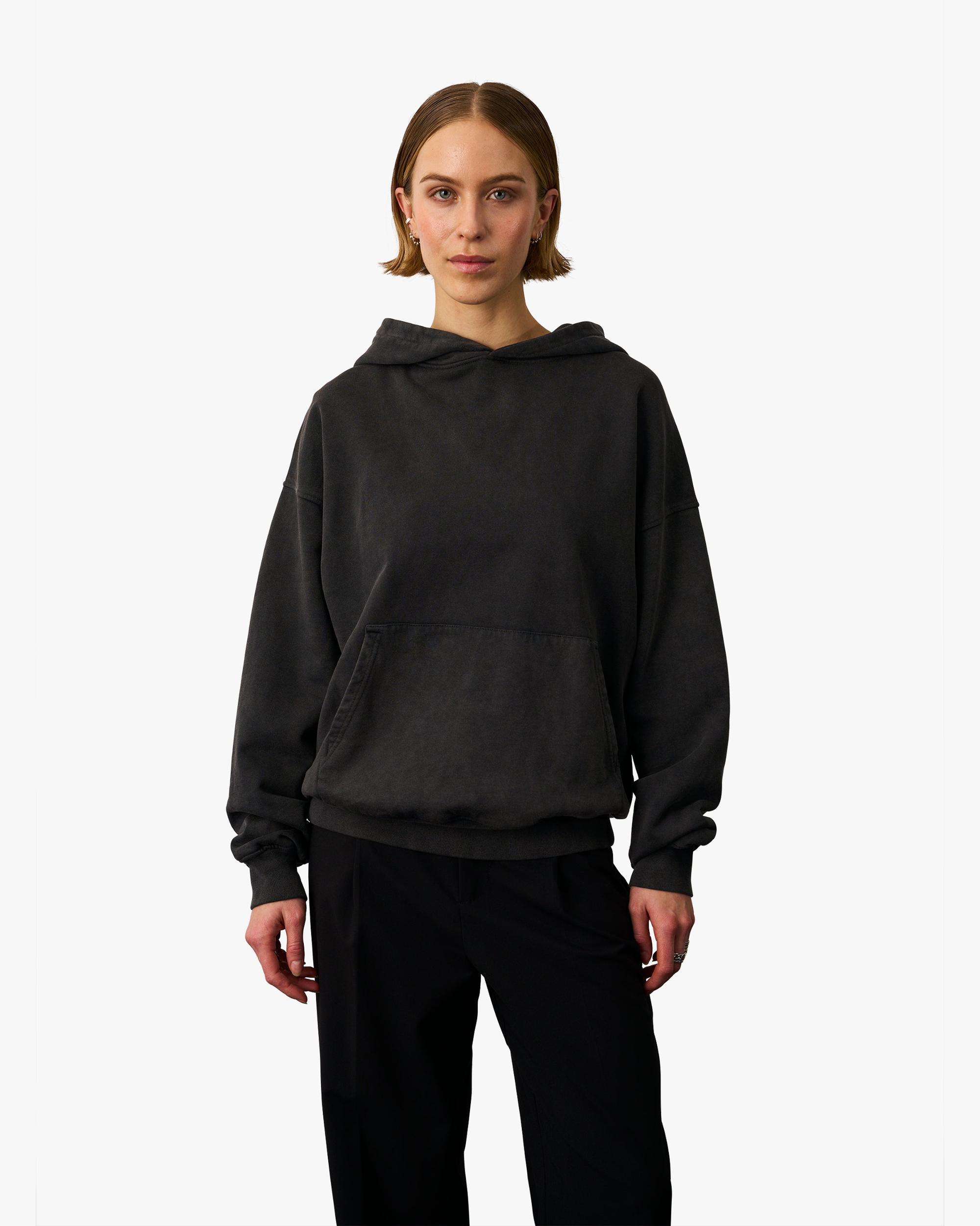 Organic Oversized Hood - Lava Grey Product Image