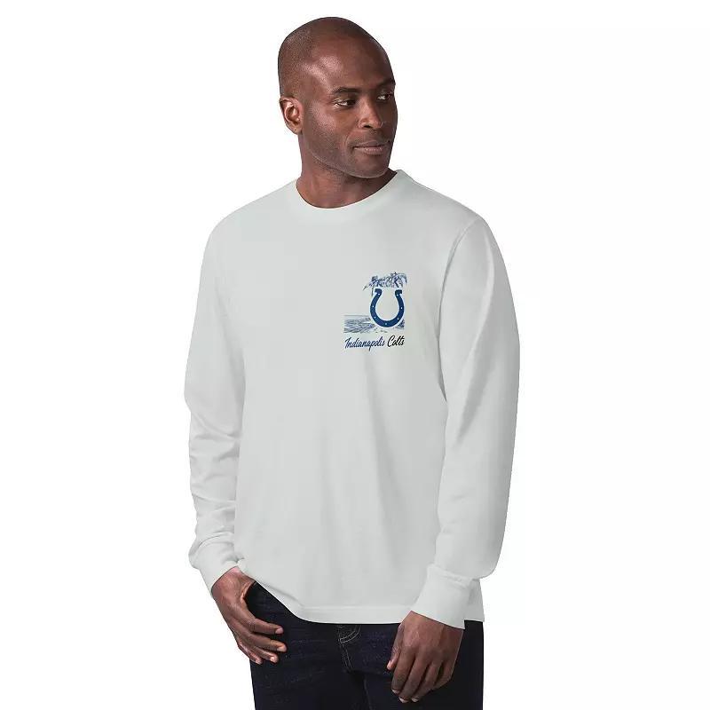 Men's Margaritaville Gray Las Vegas Raiders It's Five O'Clock Somewhere Long Sleeve T-Shirt, Size: Large, Lvr Grey Product Image