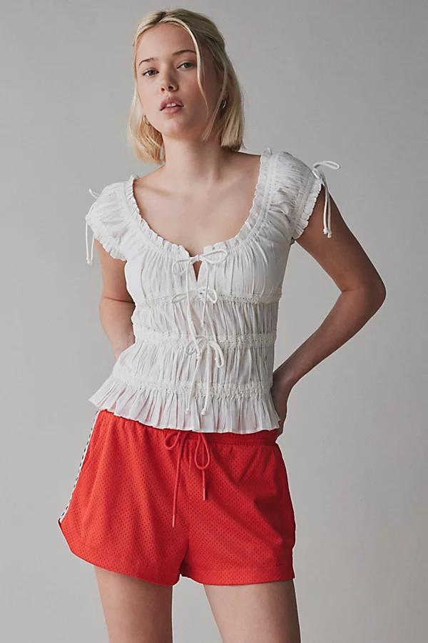 BDG On The Court Lace Trim Track Short Womens at Urban Outfitters Product Image