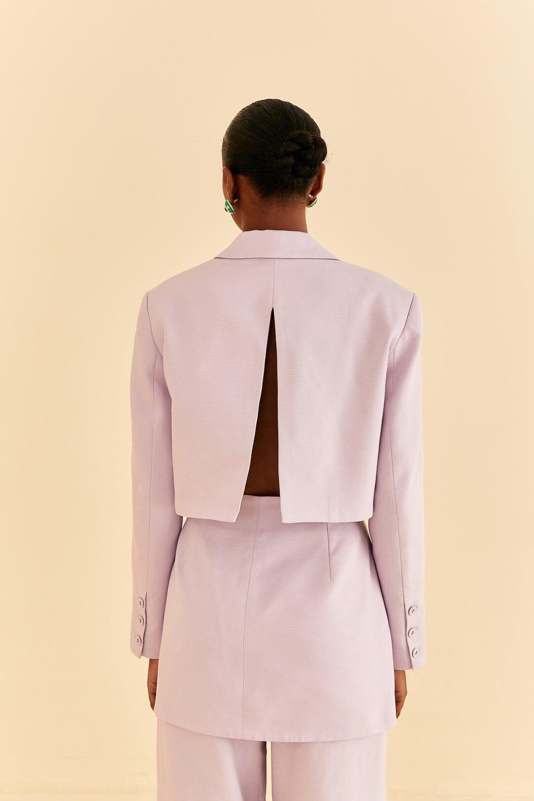 Lilac Cut Out Blazer Product Image