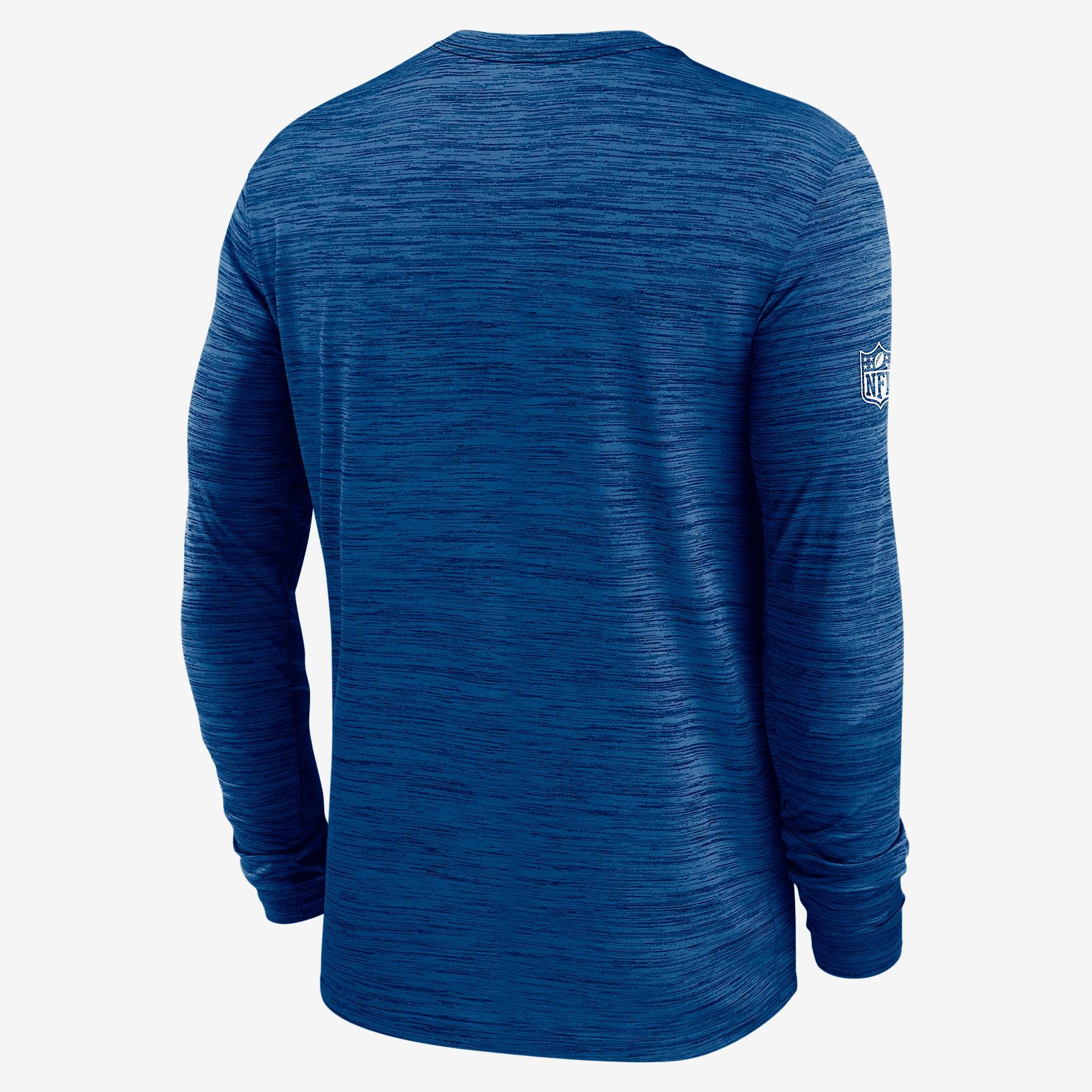 Indianapolis Colts Sideline Team Issue Velocity Nike Men's Dri-FIT NFL Long-Sleeve T-Shirt Product Image