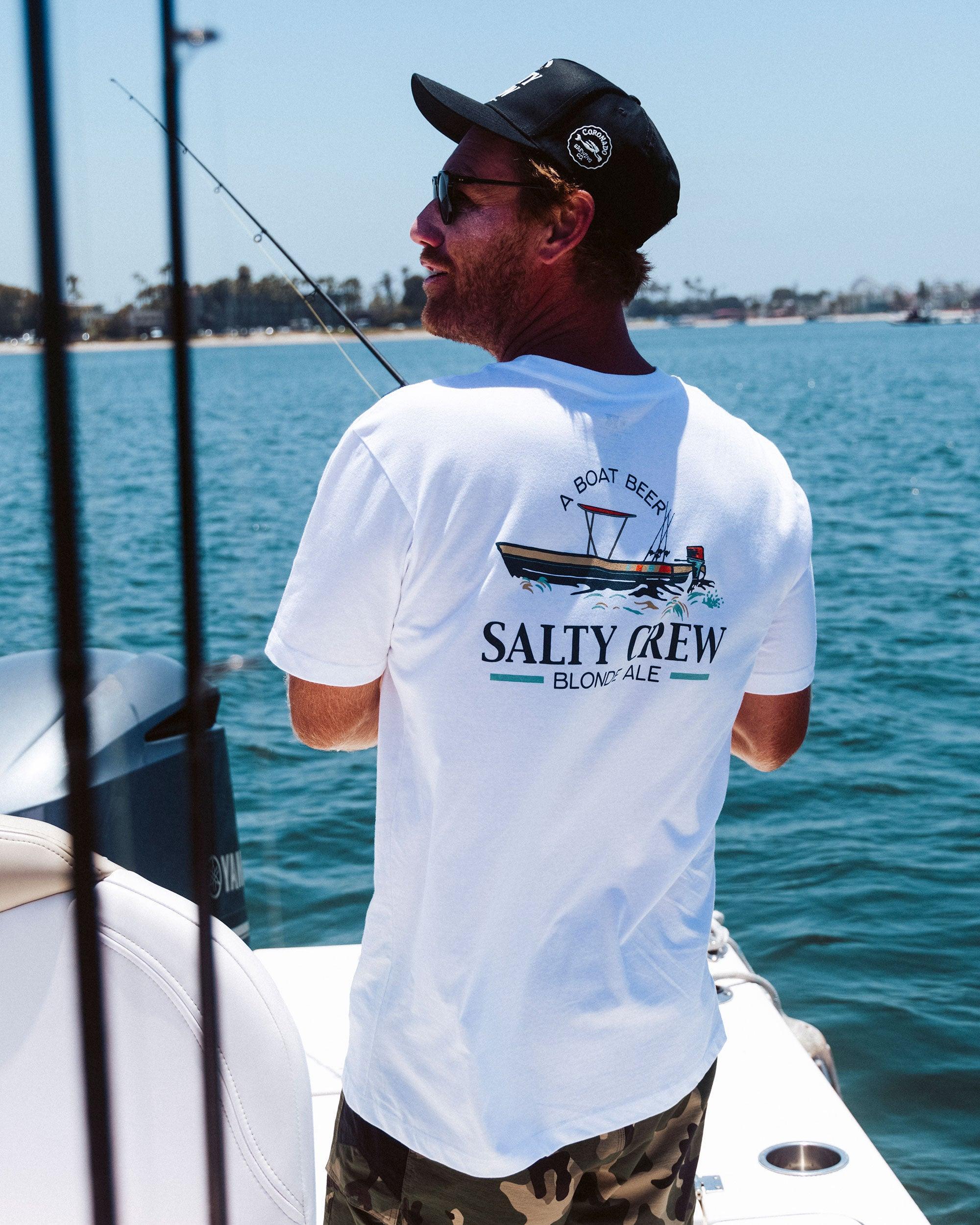 Salty Brew Tee - White Male Product Image