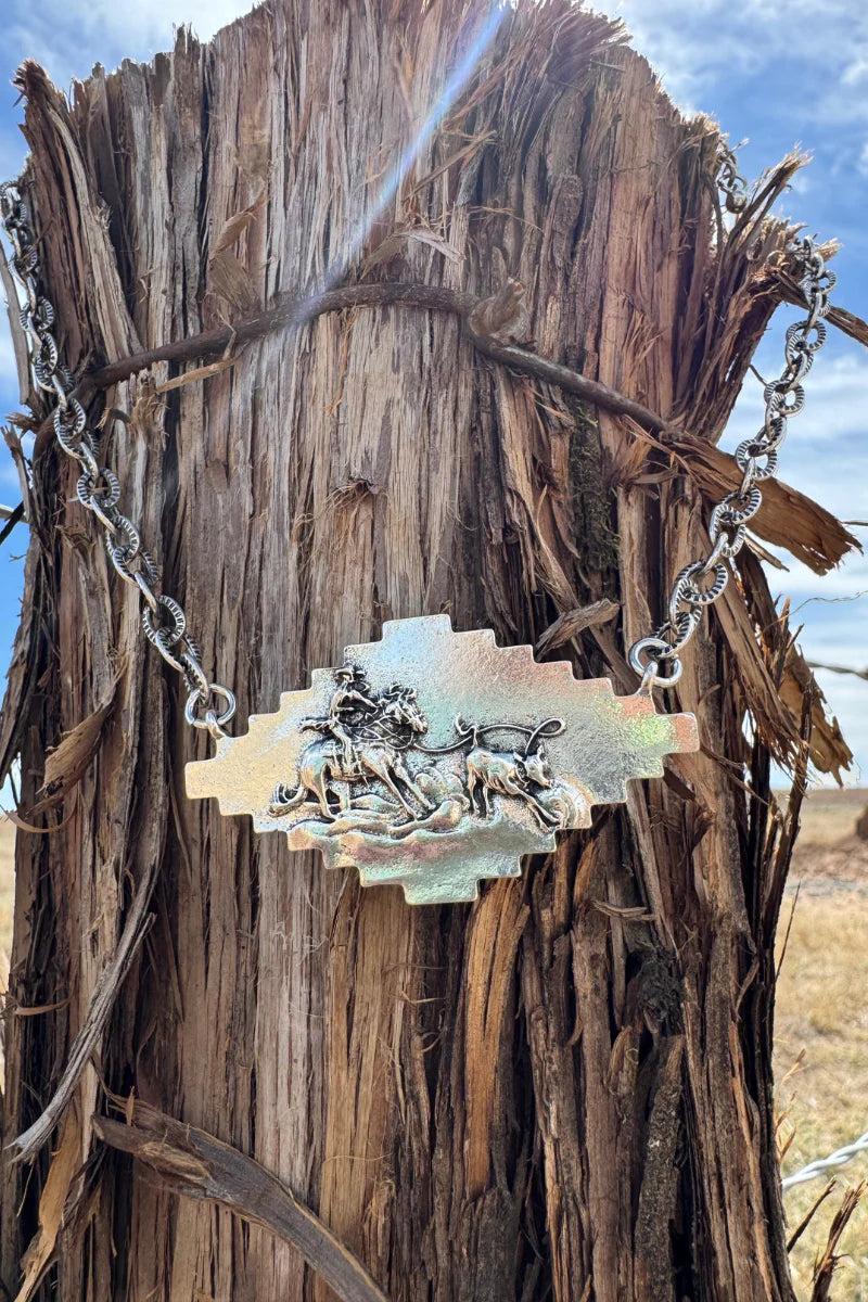 Sterling Kreek Calf Roper Necklace Product Image