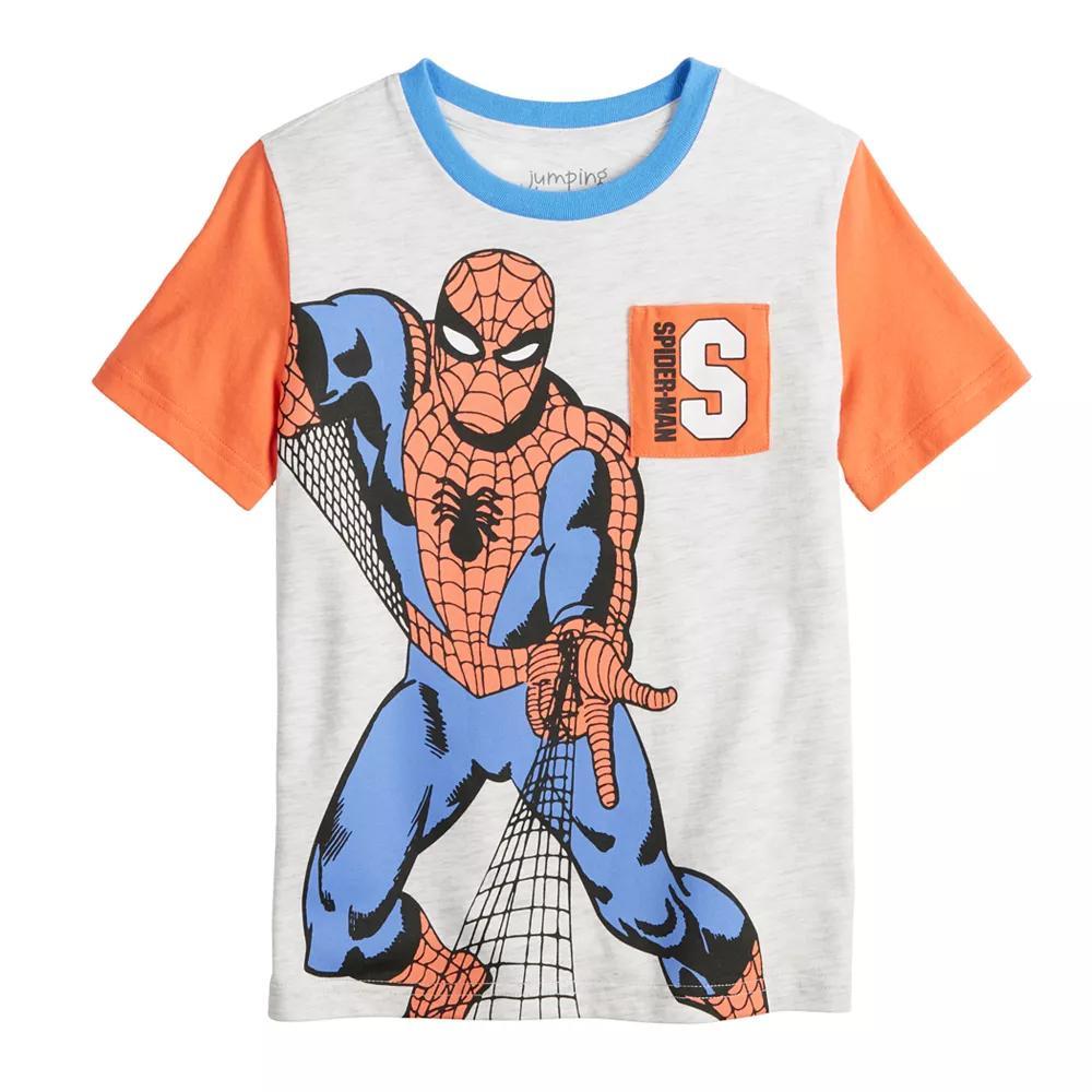 Boys 4-12 Jumping Beans® Marvel Spider-Man Graphic Tee, Boy's, Oatmeal Product Image