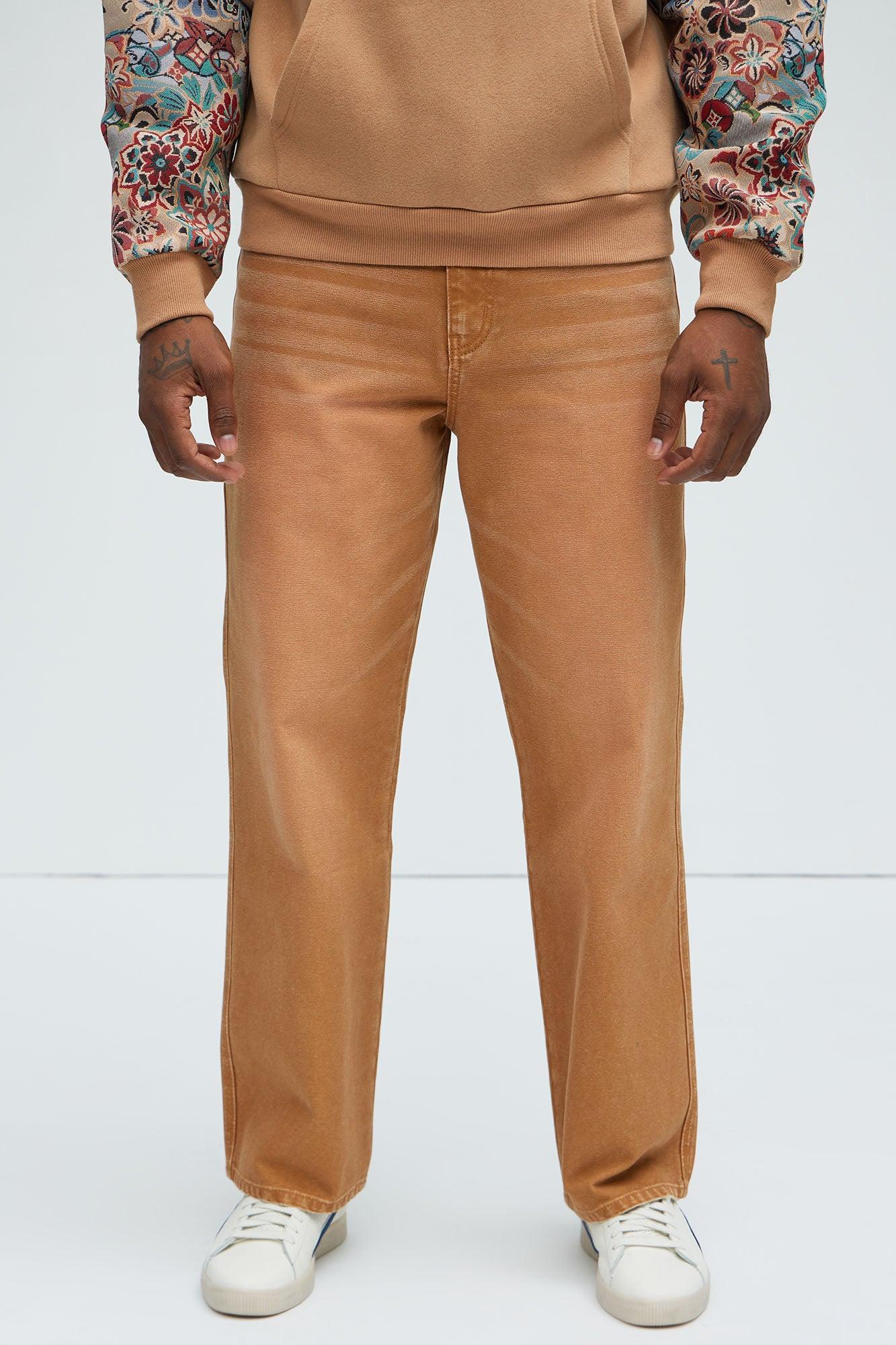 Centola Straight Pants - Brown Product Image