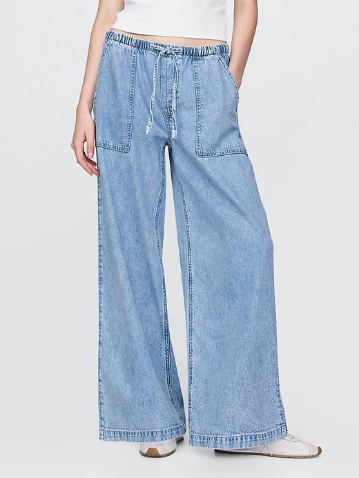 Mid Rise UltraSoft Easy Baggy Jeans Product Image