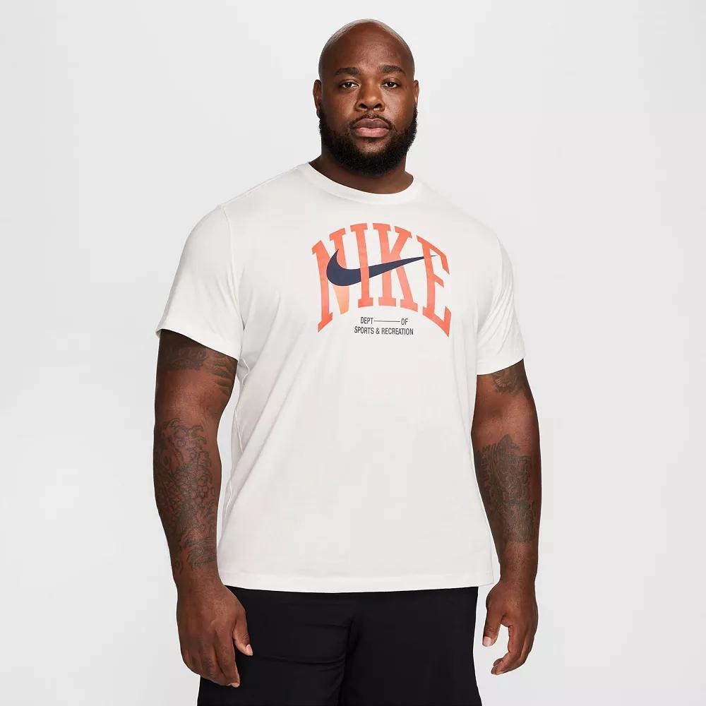 Men's Nike Fitness Graphic Tee, Size: Small, Summit White Product Image