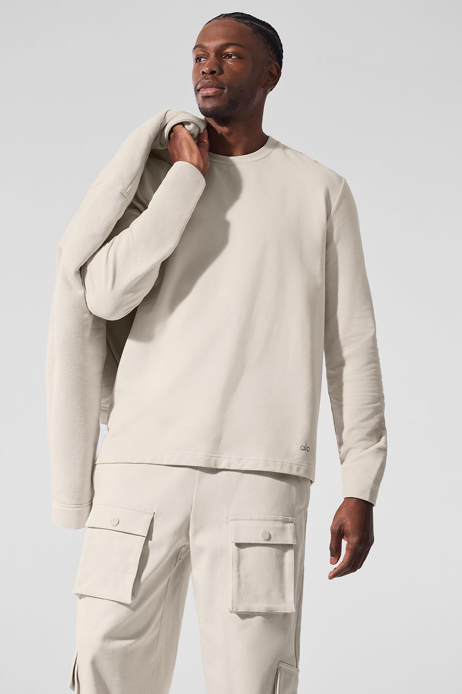Double Take Long Sleeve Crew - Bone Product Image