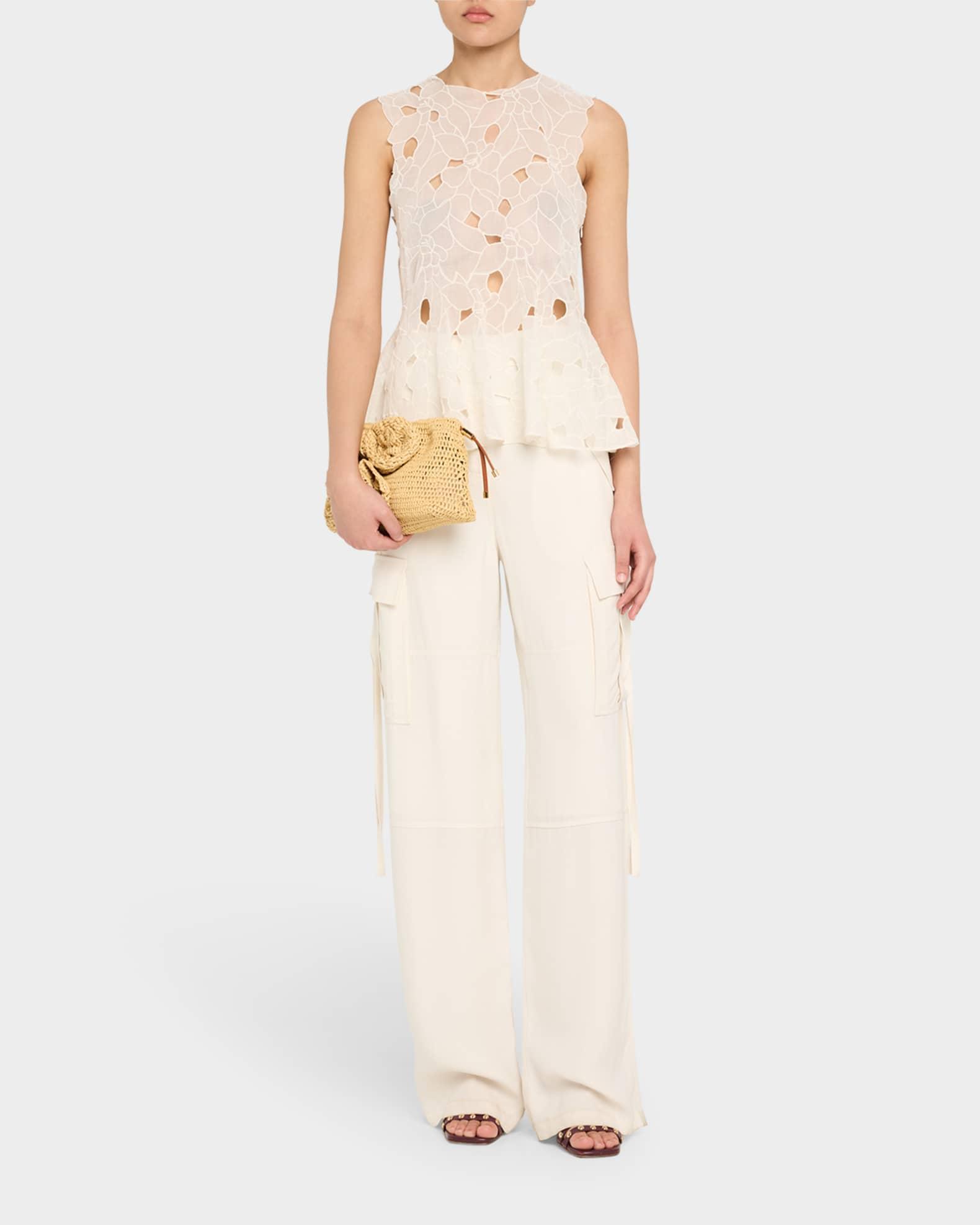 Lali Floral Crochet Pouch Clutch Bag Product Image
