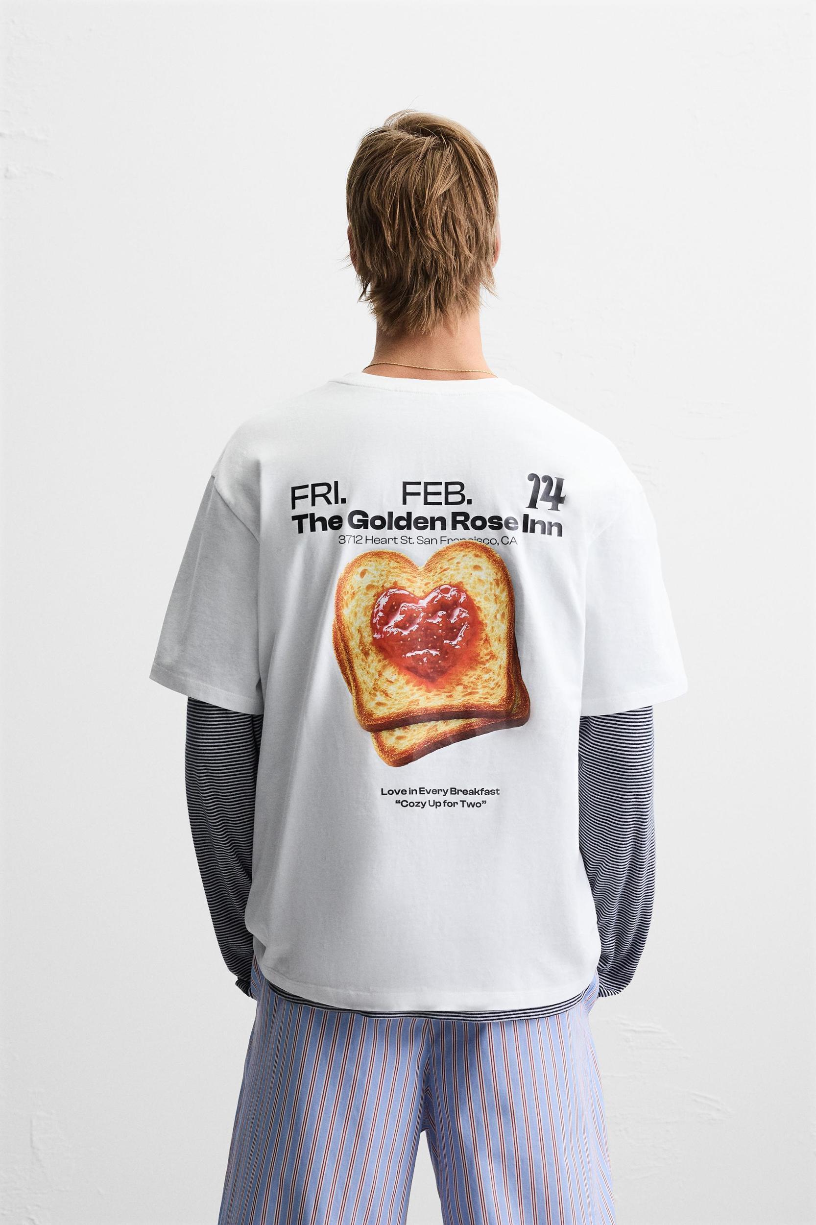 LIMITED EDITION TOAST PRINT T-SHIRT Product Image