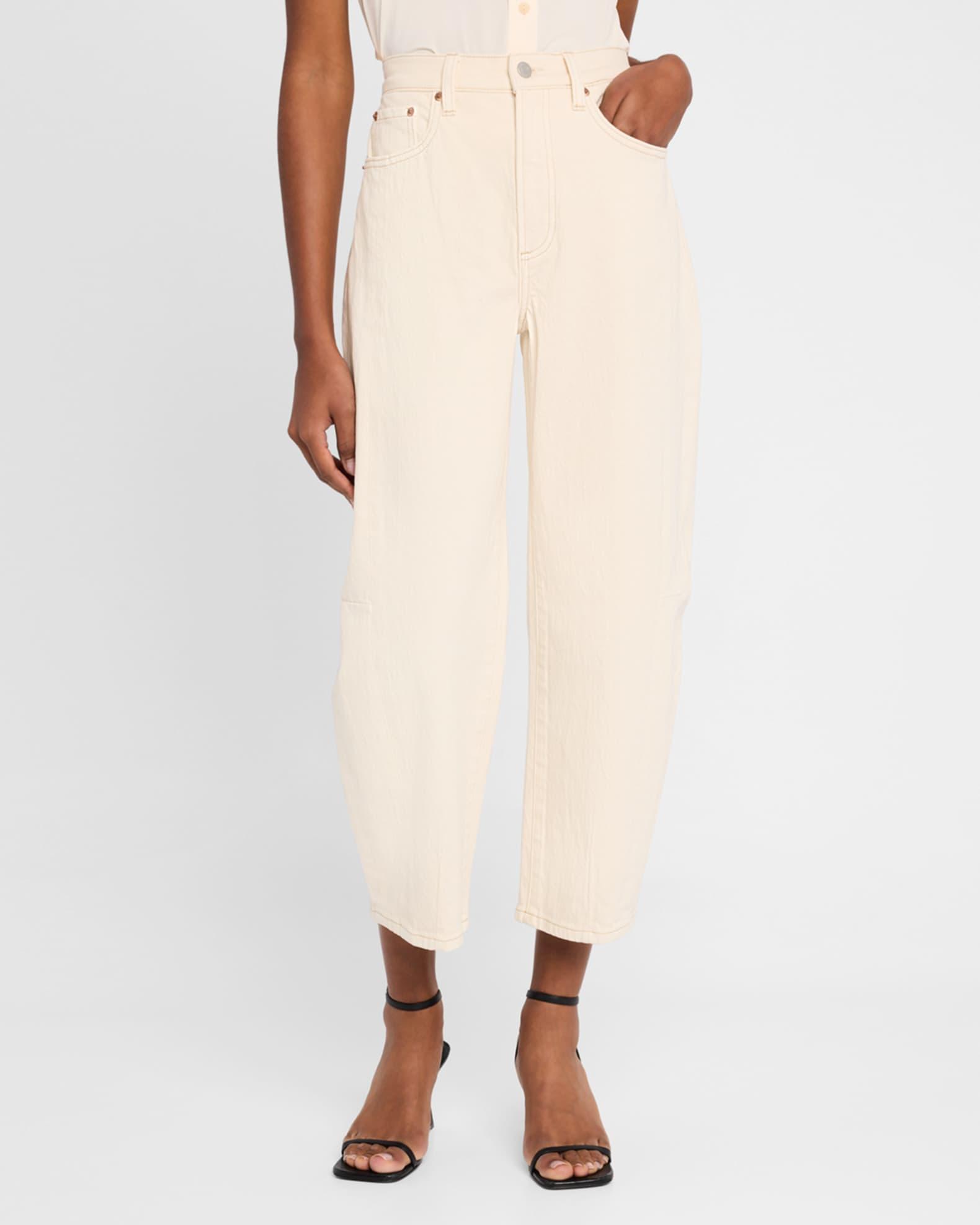 Eli High-Rise Arched-Leg Jeans Product Image